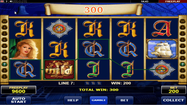 Бонусная игра Admiral Nelson 6