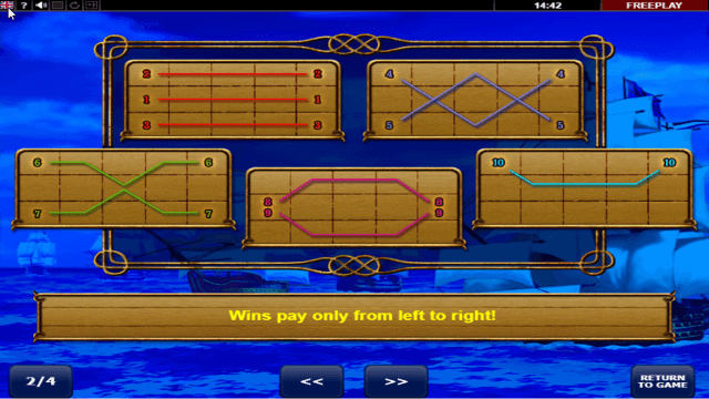 Бонусная игра Admiral Nelson 10